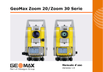 GeoMax Zoom 20/Zoom 30 Serie - Geomax Calabria GPS e Stazioni
