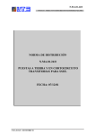 NORMA DE DISTRIBUCIÓN N.MA.01.24/0 PUESTAS A TIERRA Y