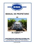 H-150VT™ - Electrostatic Spraying Systems