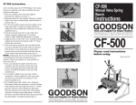 INSTR CF-500.qxd - Goodson Tools and Supplies