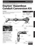 Dayton® Hazardous Conduit Conversion Kit