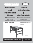 25/26 CRR Manual - Hytrol Conveyor Company, Inc.