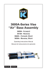 3600A-Series Vise “Air” Base Assembly