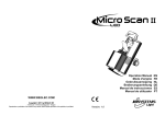 LED MICRO SCAN II - user manual - V1,0