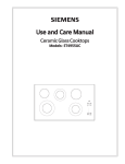 Use and Care Manual s