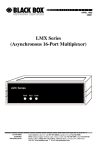LMX Series (Asynchronous 16-Port Multiplexor)