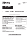 DB-L Series - Mor Electric Heating Assoc., Inc.