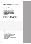 PDP-S40B - Pioneer