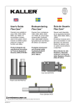 Bruksanvisning User`s Guide Guía de Usuario