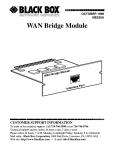 WAN Bridge Module