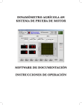 dinamómetro agrícola aw sistema de prueba de motor