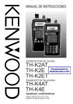 kenwood TH-K2AT_K2E_K2ET_K4AT_K4E user manual Spanish