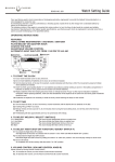 OPERATING INSTRUCTIONS FEATURES TRIPlE ChImE