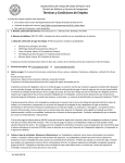 Términos y Condiciones de Empleo - New York State Department of