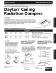 Dayton® Ceiling Radiation Dampers