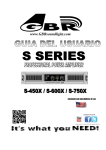 POTENCIAS GBR S SERIES MANUAL 2014