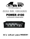 CABEZAL GBR POWER4100 MANUAL