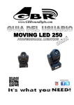 CABEZAL MOVIL MOVING LED 250 2015