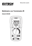 Multímetro con Termómetro IR