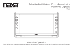 Televisión Portátil de 22.86 cm y Reproductor
