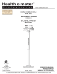 instrucciones de operación