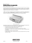 Instrucciones de operación - Rice Lake Weighing Systems