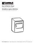 Gas & Electric Dryer Secadora a gas y eléctrica