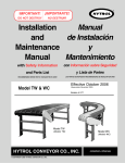 Instalación de Soportes (WC) - Hytrol Conveyor Company, Inc.