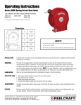 Reelcraft Series 5005 Hose Reels
