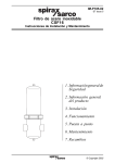 Filtro de acero inoxidable CSF16 1. Información