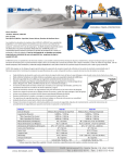 Marca: BendPak Modelos: MDS‐6K / MDS‐6KF SKU: 5175733