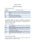 Alarma 610003 Manual en español.