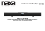 Barra de sonido de 106,68 cm (42”) con Bluetooth