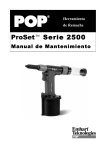 Manual ProSet® 2500 - Emhart Media Library
