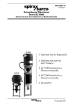 Actuador eléctrico lineal serie EL7000