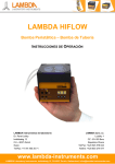 LAMBDA HIFLOW bomba peristáltica