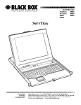 ServTray Manual - CableOrganizer.com