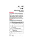 Manual Fluke i310s