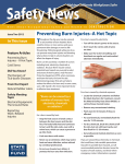 Preventing Burn Injuries&ndash;A Hot Topic