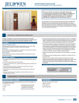 InstruccIones de InstalacIón para Puertas Plegables de - Jeld-Wen