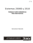 Sistemas 2500D y 2510