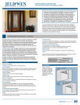 INSTRUCCIONES DE INSTALACI&Oacute;N para Puertas de - Jeld-Wen