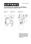 ELEVADOR DE CADENA ELÉCTRICO