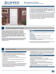 INSTRUCCIONES DE INSTALACIÓN para Puertas de Interior