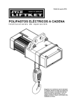 POLIPASTOS ELÉCTRICOS A CADENA