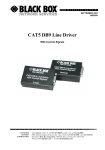 CAT5 DB9 Line Driver