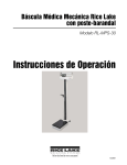 Instrucciones de Operación - Rice Lake Weighing Systems