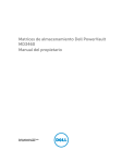 Matrices de almacenamiento Dell PowerVault MD3460 Manual del