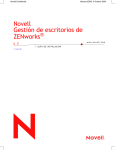 Novell Gestión de escritorios de ZENworks