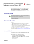 Instalación de software y opciones para sistemas y